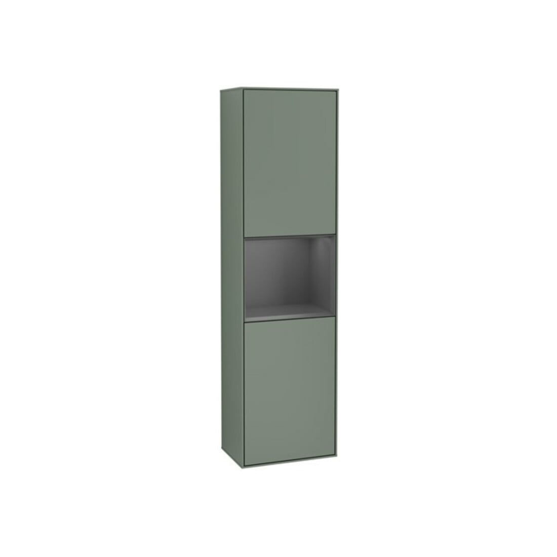 V&B Hochschrank Finion 41,8x151,6cm, l, Rg A m Lac, Oli. m Lac