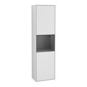 V&B Hochschrank Finion 41,8x151,6cm, l, Rg A m Lac, wh. m Lac