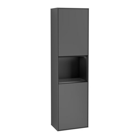 V&B Hochschrank Finion 41,8x151,6cm, l, Rg b m Lac, Anthrac. m