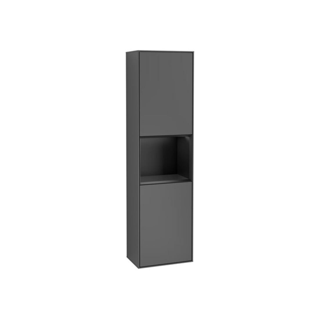 V&B Hochschrank Finion 41,8x151,6cm, l, Rg b m Lac, Anthrac. m