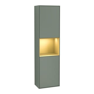 V&B Hochschrank Finion 41,8x151,6cm, l, Rg g m Lac, Oli. m Lac
