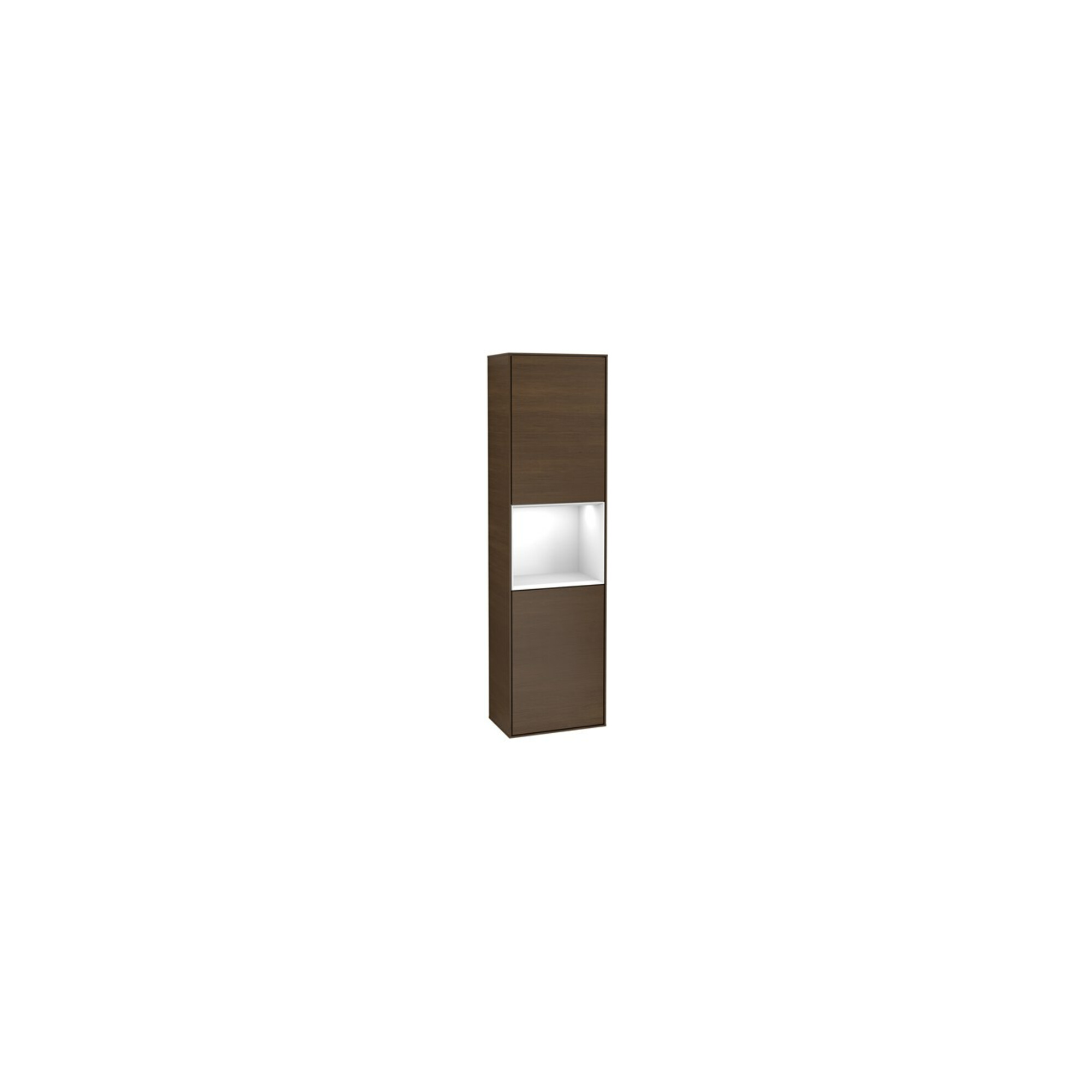 V&B Hochschrank Finion 41,8x151,6cm, l, Rg glo wh. Lac, wal ven ; Villeroy & Boch