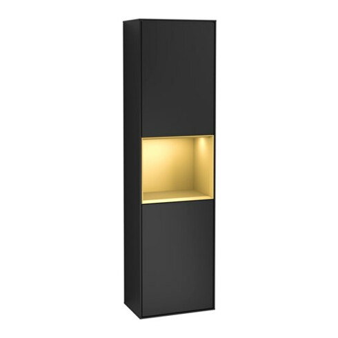 V&B Hochschrank Finion 41,8x151,6cm, l, Rg gol m Lac, bla m Lac