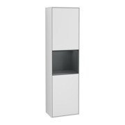 V&B Hochschrank Finion 41,8x151,6cm, l, Rg md b m La, wh. m Lac