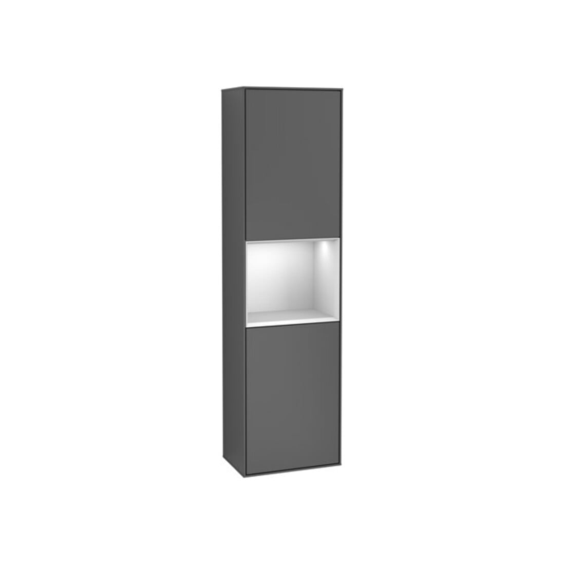 V&B Hochschrank Finion 41,8x151,6cm, l, Rg Ol m La, si Gr m Lac