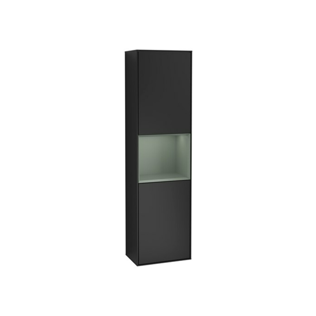 V&B Hochschrank Finion 41,8x151,6cm, l, Rg Ol m Lac, bla m Lac