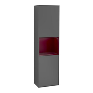 V&B Hochschrank Finion 41,8x151,6cm, l, Rg Peo m La, Anthrac. m