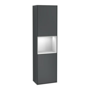 V&B Hochschrank Finion 41,8x151,6cm, l, Rg w m La, md bl. m Lac