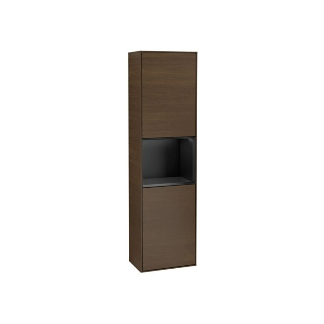 V&B Hochschrank Finion 41,8x151,6cm, li, Reg bla m Lac, wal ven