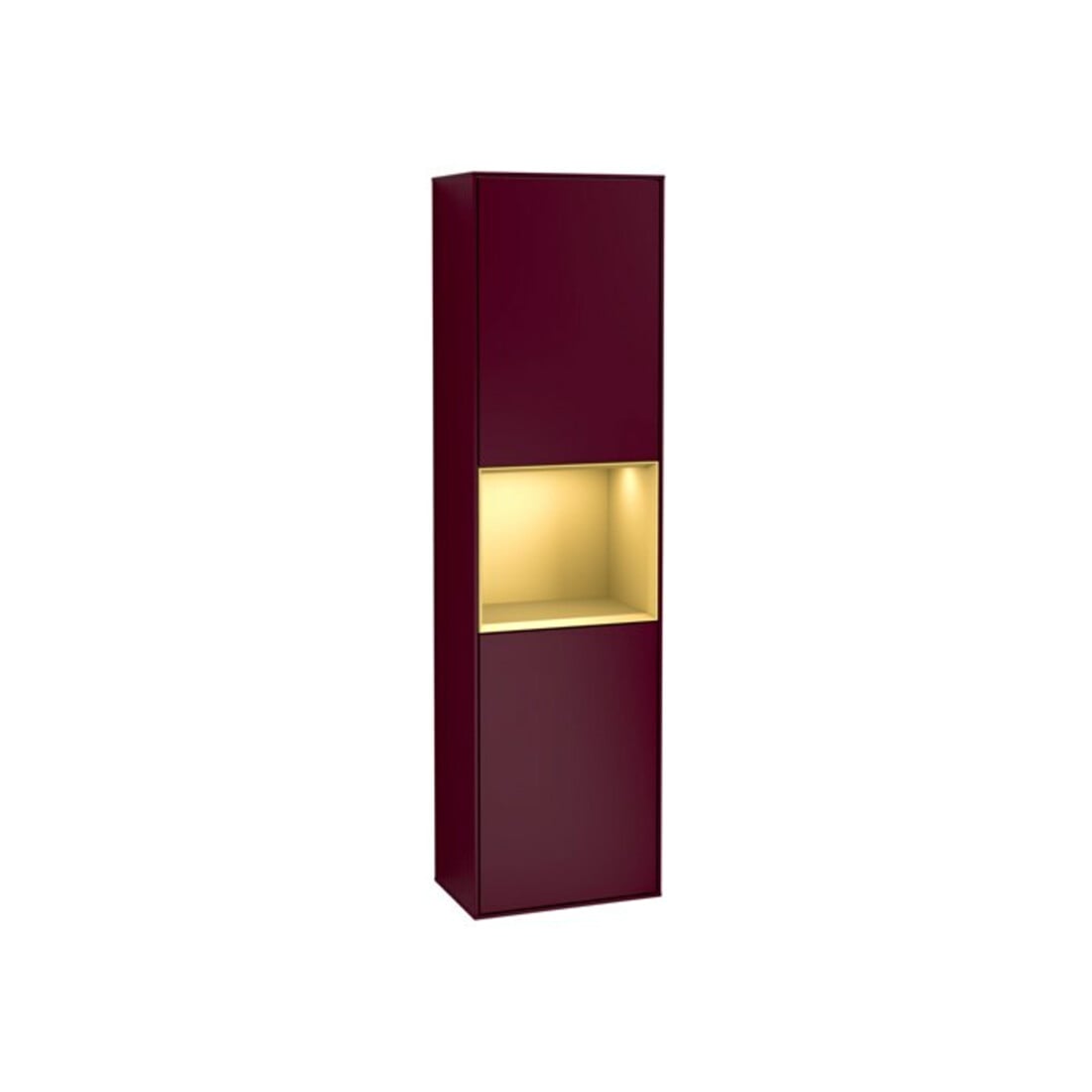 V&B Hochschrank Finion 41,8x151,6cm, li, Reg gol m Lac, Peo m