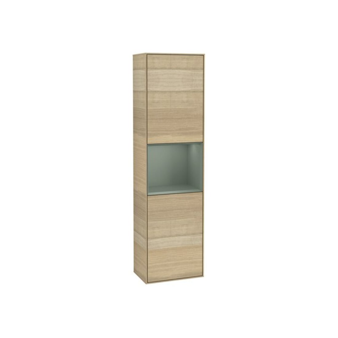 V&B Hochschrank Finion 41,8x151,6cm, li, Reg Oli. m Lac, Oa ven