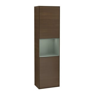 V&B Hochschrank Finion 41,8x151,6cm, r, Reg Oli. m Lac, wal ven