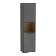 V&B Hochschrank Finion 41,8x151,6cm, r, Reg wal ven, Anthrac. m