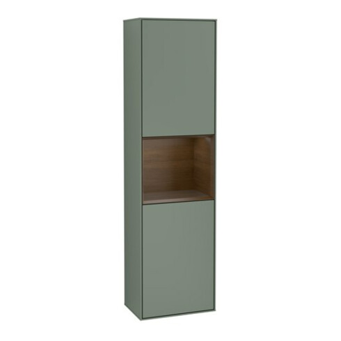 V&B Hochschrank Finion 41,8x151,6cm, r, Reg wal ven, Oli. m Lac