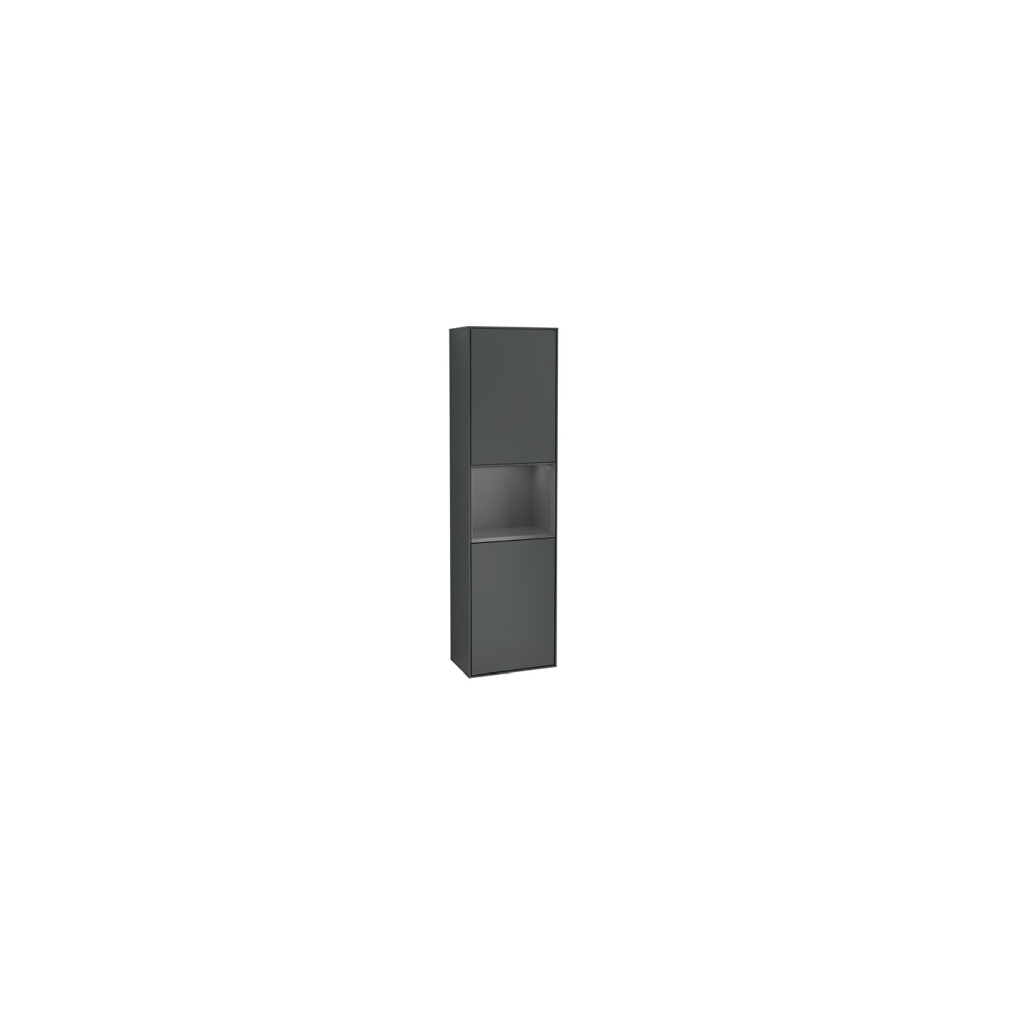 V&B Hochschrank Finion 41,8x151,6cm, r, Rg A m La, md bl. m Lac ; Villeroy & Boch