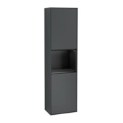 V&B Hochschrank Finion 41,8x151,6cm, r, Rg b m La, md bl. m Lac