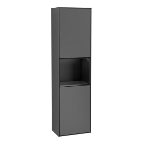 V&B Hochschrank Finion 41,8x151,6cm, r, Rg b m Lac, Anthrac. m