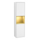 V&B Hochschrank Finion 41,8x151,6cm, r, Rg g m Lac, glo wh. Lac-1