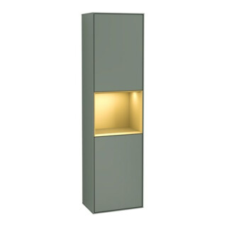 V&B Hochschrank Finion 41,8x151,6cm, r, Rg g m Lac, Oli. m Lac