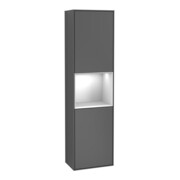 V&B Hochschrank Finion 41,8x151,6cm, r, Rg g w Lac, si Gr m Lac