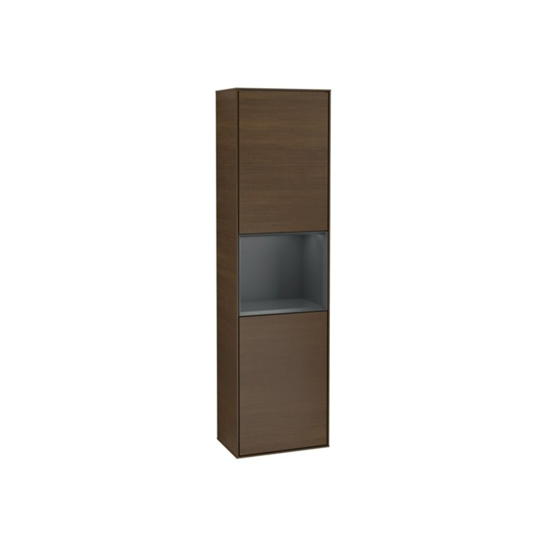 V&B Hochschrank Finion 41,8x151,6cm, r, Rg md b m Lac, wal ven