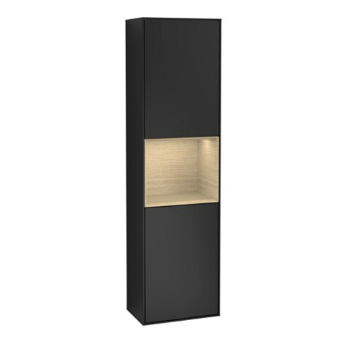 V&B Hochschrank Finion 41,8x151,6cm, r, Rg Oa Venerr, bla m Lac