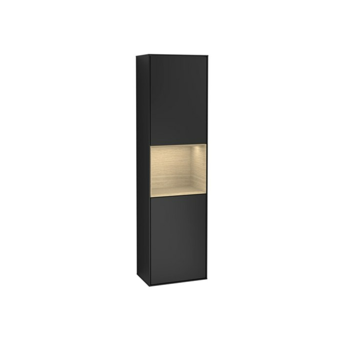 V&B Hochschrank Finion 41,8x151,6cm, r, Rg Oa Venerr, bla m Lac