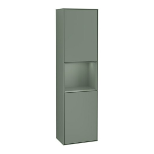 V&B Hochschrank Finion 41,8x151,6cm, r, Rg Ol m Lac, Oli. m Lac