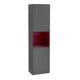 V&B Hochschrank Finion 41,8x151,6cm, r, Rg Peo m La, Anthrac. m-1