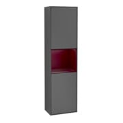 V&B Hochschrank Finion 41,8x151,6cm, r, Rg Peo m La, Anthrac. m