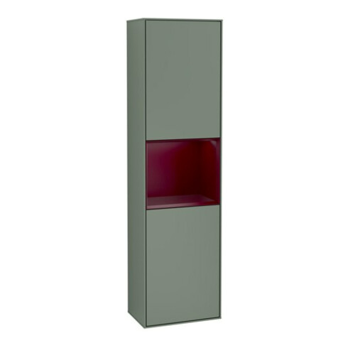 V&B Hochschrank Finion 41,8x151,6cm, r, Rg Peo m La, Oli. m Lac