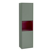 V&B Hochschrank Finion 41,8x151,6cm, r, Rg Peo m La, Oli. m Lac