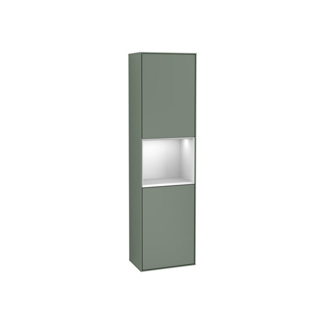 V&B Hochschrank Finion 41,8x151,6cm, r, Rg w m Lac, Oli. m Lac