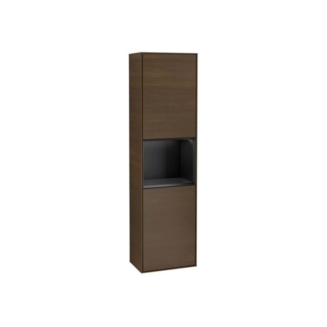 V&B Hochschrank Finion 41,8x151,6cm, re, Reg bla m Lac, wal ven
