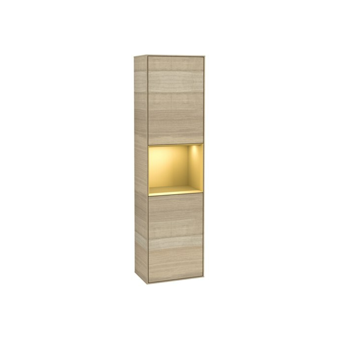 V&B Hochschrank Finion 41,8x151,6cm, re, Reg gol m Lac, Oa ven