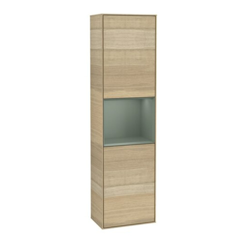 V&B Hochschrank Finion 41,8x151,6cm, re, Reg Oli. m Lac, Oa ven