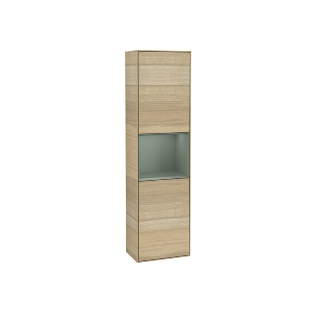V&B Hochschrank Finion 41,8x151,6cm, re, Reg Oli. m Lac, Oa ven
