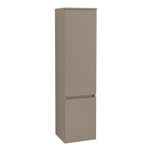 V&B Hochschrank Legato 40x155x35cm, Anschl links, Truffle Grey