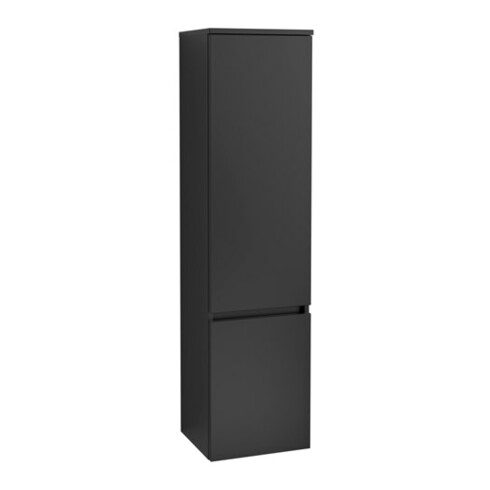 V&B Hochschrank Legato 40x155x35cm, Anschl re, bl Matt Lacquer