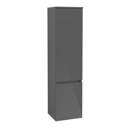V&B Hochschrank Legato 40x155x35cm, Anschl rechts, Glossy Grey