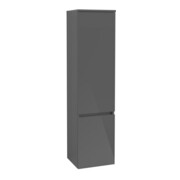 V&B Hochschrank Legato 40x155x35cm, Anschl rechts, Glossy Grey