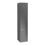 V&B Hochschrank Subway 2.0 35x165x37cm, li, Gr. chr, bl ma lacquer