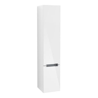 V&B Hochschrank Subway 2.0 35x165x37cm, li, Gr. chrom, glossy white
