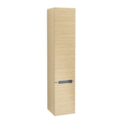 V&B Hochschrank Subway 2.0 35x165x37cm, li, Griff chrom, nordic oak