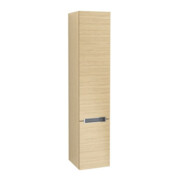 V&B Hochschrank Subway 2.0 35x165x37cm, re, Griff chrom, nordic oak