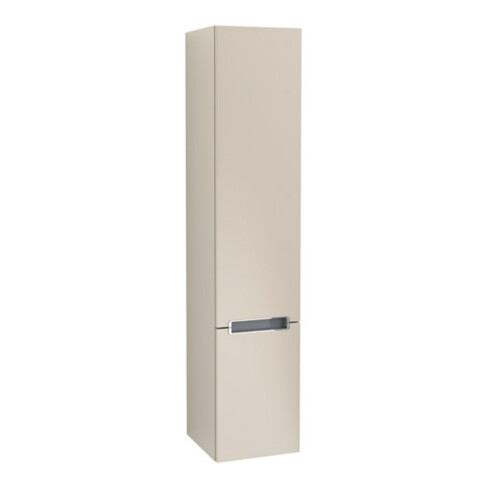 V&B Hochschrank Subway 2.0 35x165x37cm, re, Griff chrom, soft grey