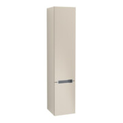 V&B Hochschrank Subway 2.0 35x165x37cm, re, Griff chrom, soft grey