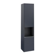 V&B Hochschrank Subway 3.0 40x171x36,2cm, Armoire haute alu brillant, bleu marine