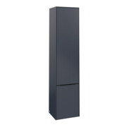 V&B Hochschrank Subway 3.0 40x171x36,2cm, Armoire haute, porte droite/grise, façade bleue, Marine bleue