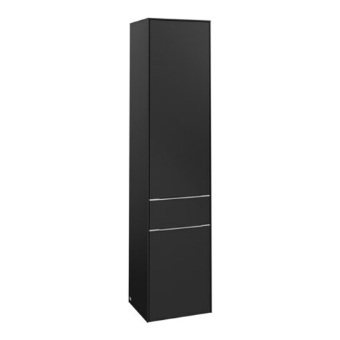 V&B Hochschrank Subway 3.0 40x171x36,2cm, Armoire haute R/Gr alu brillant, bleu volcan